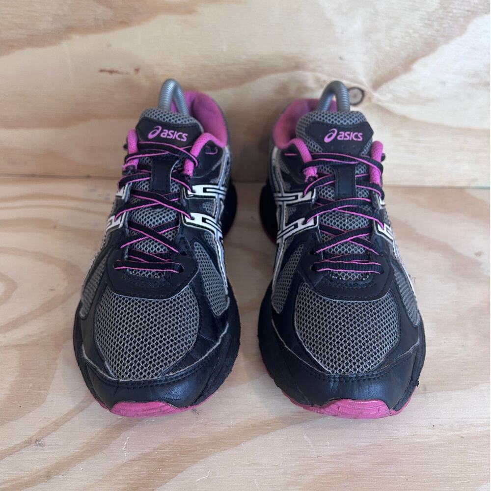 Asics - GLS - Running Shoes - Black/Gray - Women's - 8 - T28AQ - Picture 2 of 9